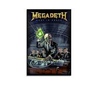 ASEUIYQWEH Rust In Peace by Megadeth Poster Wall Art Beautiful Cover Poster Design Painting Decoration Vintage 24x36inch(60x90cm) Unframe-style