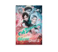 ASEUIYQWEH White Snake Movie Poster Wall Art Beautiful Cover Poster Design Painting Decoration Vintage 20x30inch(50x75cm) Unframe-style