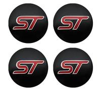 ASEUOG 4Pcs Car Hub Centre Caps Sticker 56mm for Ford Focus 2 Focus 3 4 2005-2017 ST LINE Car Styling Accessories
