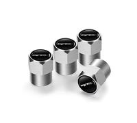 ASEUOG 4pcs Metal Car Tyre Valve Caps for KIA GT Line Forte Seltos K5 Sportage Ceed Soul Cerato Sedona Forte Screw-On Dust Caps,F
