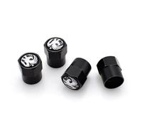 ASEUOG 4pcs Metal Car Tyre Valve Caps for Vauxhall Screw-On Dust Caps,C
