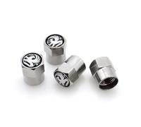ASEUOG 4pcs Metal Car Tyre Valve Caps for Vauxhall Screw-On Dust Caps,D