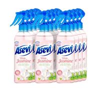 Asevi Air Freshener Spray, Air Fresheners for the Home, Room and Fabric Freshener, White Jasmine, Multipack of 12 X 400ml
