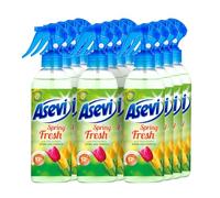 Asevi Air Freshener Spray- Spring Fresh- Room & Fabrics- 400ml- 12 Pack