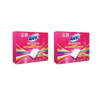 Asevi Bands Laundry Detergent Sheets - Concentrated Liquidless Detergent with Long Lasting Fresh Fragance - 30 Washes (Pack of 2) (Colour Protect)