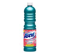 Asevi Cleaning Foor Liquid Concentrated - Powerful Formula for Laminate, Stone and Hard Surfaces - 1L Cyan