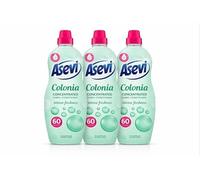 Asevi Colonia Concentrated Fabric Conditioner, Intense Freshness, Liquid, 1 Litre, 60 Washes Per Bottle, 3 Pack