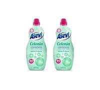 Asevi Concentrated Fabric Conditioner - Long-Lasting Freshness and Softness - 60 Washes in 1380 ml (Pack of 2) (Colonia)