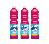 Asevi Concentrated Floor Cleaner Liquid Mio Scent - Fresh and Powerful Cleaning for Laminate, Stone and Hard Surfaces - Multipack 3 x 1L Bottles