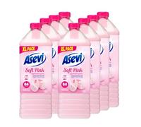 Asevi Fabric Conditioner, Laundry Conditioner, Liquid Fabric Conditioner, 84 Washes, Soft Pink, Multipack of 8 X 1932ML.