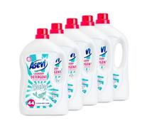 Asevi Laundry Detergent, Washing Liquid Detergent, Laundry Cleanser, 44 Washes, Baby, Multipack of 5 X 2376ML