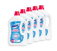 Asevi Laundry Detergent, Washing Liquid Detergent, Laundry Cleanser, 44 Washes, Deep Ocean, Multipack of 5 X 2376ML