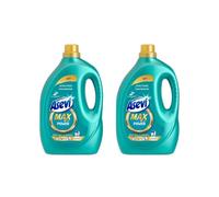 Asevi Max Power Hypoallergenic Laundry Detergent - Powerful Stain Removal and Freshness - Effective from 20 Degrees - 50 Washes - 2500 ml (Pack of 2)
