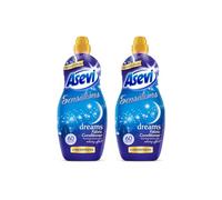 Asevi Sensations Dreams Fabric Conditioner - Concentrated Softener with Jasmine Essence - Long-Lasting Freshness & Softness - 60 Washes in 1320 ml (Pack of 2)