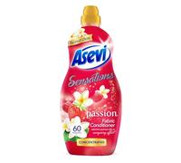 Asevi Sensations Laundry Conditioner, Concentrated Liquid Fabric Softener, Passion 1320ml, 60 Washes