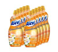 Asevi Sensations Fabric Conditioner, Laundry Conditioner, Liquid Fabric Conditioner, 60 Washes, Multipack of 10 X 1320ML (Energy)