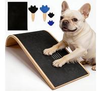 ASEWOTOS Curved Dog Nail Scratch Board with Mini File Stress-Free Nail Care | Alternative to Dog Nail Clippers&Grinders|trim nails naturally|Curved dog scratch board set with mini nail file