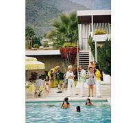ASEXCE OLGNBY Slim Aarons Modern Photography Wall Art Nordic Posters and Prints Pool Party Canvas Painting Aesthetic Pictures for Home Decor 50x70cmx1 Frameless