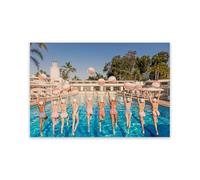 ASEXCE OLGNBY Slim Aarons Photography Posters and Prints Nordic Wall Art Swimming Pool Canvas Painting Aesthetic Pictures for Home Decor 50x70cmx1 Frameless