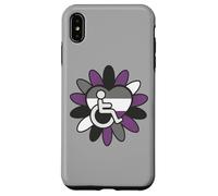 Asexual Ace Pride Disabled Wheelchair Heart Flower Petals Case for iPhone XS Max