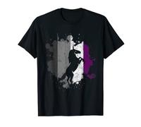 Asexual Flag Unicorn Ace Pride Month Queer LGBT Asexual T-Shirt
