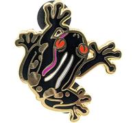 Asexual Frog Pin | Asexual Pride Tree Frog Enamel Pin in Subtle LGBT Ace Flag Colors | Subtle Pride Jewelry | Ace Frog Pin, S, enamel zync alloy, no gemstone