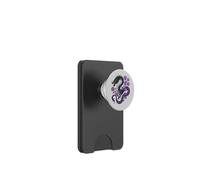 Asexual Japanese Dragon Ace Pride Flag Colors Floral PopSockets PopWallet for MagSafe