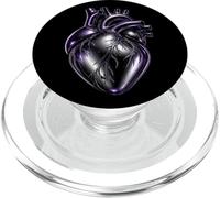 Asexual Pride Anatomical Heart Subtle Ace Identity Aesthetic PopSockets PopGrip for MagSafe
