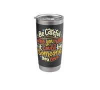 Asexual Pride Be Careful Who You Hate Stainless Steel Insulated Tumbler