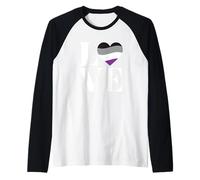 Asexual Pride Flag | Ace Asexuality Proud Shirts for Asexual Raglan Baseball Tee