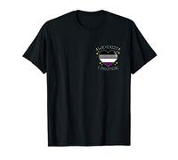 Asexual Pride Gay Heart We Exist I Promise Pocket T-Shirt