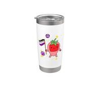 Asexual Strawberry Astronaut in Space Ace Pride Stainless Steel Insulated Tumbler