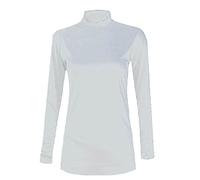asfashion online Polo Neck Top White M/L (9074-1.96)