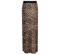 asfashion online Women Gypsy Maxi Skirt Ladies Elastic Waist Long Summer Maxi Skirt (Brown Leopard UK 24-26)