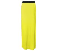 asfashion online Women Gypsy Maxi Skirt Ladies Elastic Waist Long Summer Maxi Skirt (Yellow UK 24-26)