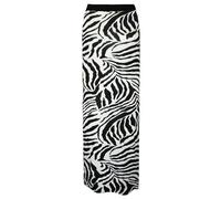 asfashion online Women Gypsy Maxi Skirt Ladies Elastic Waist Long Summer Maxi Skirt (Zebra Print UK 12-14)