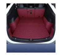 ASFDSG Car Boot Protector For Tesla For Model Y For Juniper 2022-2025 Car Boot Mat Rear Trunk Liner Cargo Leather Floor Carpet Tray Protector Accessories Mats Car trunk mat(Full set red)