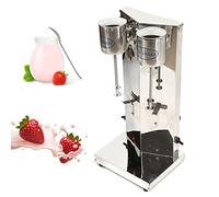 Asfgchh 1600ML Electric Milkshake Maker Machine Double Head Stainless Steel Commercial Milk Shake Maker 12000-16000rpm/min Malt Mixer Drink Blender Milk Tea Shaker,360W (2-Head)