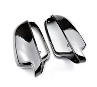 Asfgchh 2 Pcs Car Mirror Cover, for Audi, A4 A5 S5 B8.5 B8 RS5 RS4 S6 S4 Cover Signal Light Protection Side Covers Caps(Bright black-B8.5)