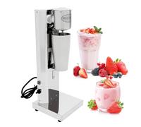 Asfgchh 800ML Electric Milkshake Maker Machine Stainless Steel Commercial Milk Shake Maker 16000rpm/min Adjustable Speed Malt Mixer Drink Blender Milk Tea Shaker,180W (1 Head)