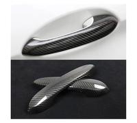 Asfgchh 【Auto Accessory 】 2pcs Carbon Fiber Car Exterior Door Handle Grab Cover Trim Sticker Styling, Compatible for BMW Z4 G29 M4 G82 M8 F91 M40i SDrive 25i M(Premium Style)