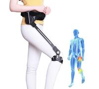 Asfgchh Ergonomic Power Walking Aid, Cuts Effort by 50%, Bionic Body Aids Training Leg Lifting Ideal for Stroke Rehab, Hiking,Travel and Daily Mobility Support,Right Leg-S