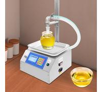 Asfgchh Honey Bottle Filling Machine 10g-10kg Quantitative Automatica Viscous Liquid Filling Machine Paste Filler Bottling Equipment for Edible Oil Tomato Sauce Syrup,Flow Rate 7L/min (Single Head)