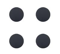 Asfgchh Pile Stepping Stones, 4 Pack Non-Slip Plastic Square Easy to Install on Outdoor Paths, Decorative Stones for Walkway, Yard(Black,B)