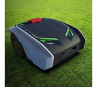 Asfgchh Robot Lawnmower for Lawns up to 1500m2 with 25% Slope, Ultra Quiet, Intelligent Satellite Navigation Lawn Mower Large that Mows by Itself Diy