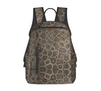 ASFgda Casual Petoskey Stone Print Backpack For Men And Women,Durable,Lightweight Travel Back Pack,Ergonomic Shoulder Straps