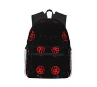 ASFgda Classical Basic Travel Art Ladybug Tracks Print Backpack,College School Backpack,Waterproof Casual Daypack For College/Travel/Work