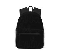 ASFgda Classical Basic Travel Good Vibes Only Print Backpack,College School Backpack,Waterproof Casual Daypack For College/Travel/Work