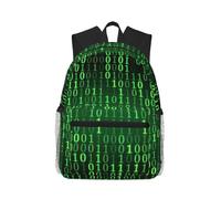 ASFgda Classical Basic Travel Hacker Era Print Backpack,College School Backpack,Waterproof Casual Daypack For College/Travel/Work