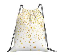 ASFgda Drawstring Sparsed Dreamy Stars And Spots Print Backpack Sport Storage Bag For Gym Travel Yoga Beach Backpack For Men Women